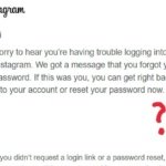 Correos de restablecimiento de contraseña de Instagram llegan sin códigos ni enlaces para algunos usuarios.